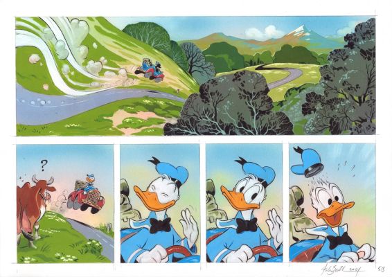 Federico Bertolucci | Les vacances de Donald – p. 05B | Krazy Art Gallery