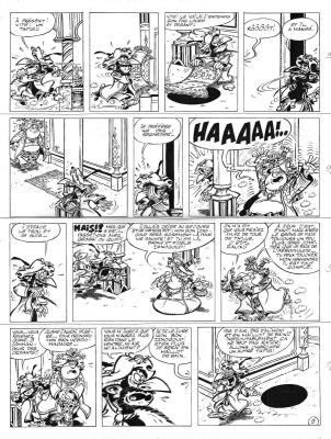 Tabary | IZNOGOUD, planche originale 9 La craie noire | Galerie Napoléon