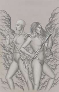 GAMORA & NEBULA : SISTERS IN ARMS NOVEL COVER (MARVEL COMICS) | Jenny Frison