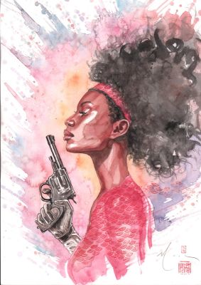 David Mack | Misty Night Marvel Snap Card Variant Card Art - Signed - 2024 | Anthony’s Comic Book Art