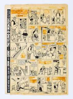 Desperate Dan original artwork (1969) by Dudley Watkins from The Dandy (1969) | Comic Book Auctions ltd