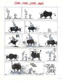 MIDAM (né en 1963) et... - Lot 556 - * Game Over - Yes, I can! Encre de Chine et crayon...