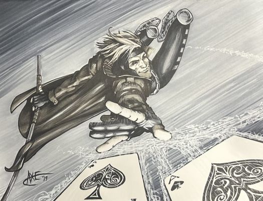 Gambit Illustration by Nick Axe | Raremarq (Buy It Now)