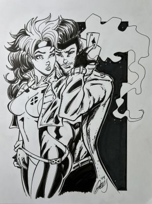Gambit and Rogue by The Fango Master | Raremarq (Buy It Now)
