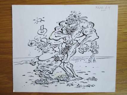 Schreurs, Eric - Originele cover - Joop Klepzeiker - Strandspecial 1 (2001) | Catawiki