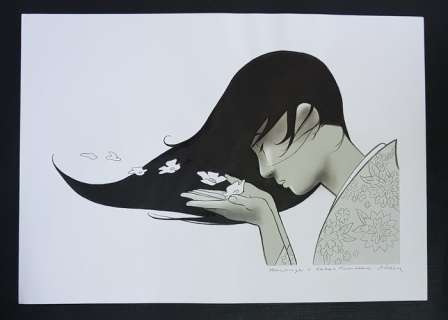 Durieux, Christian - Dessin original - Hommage Ã  Kazuo Kamimura - Geisha - (2017) | Catawiki