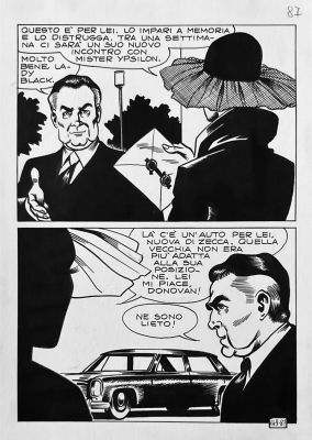 Magnus (Roberto Raviola) | Lot 15 - Tavola originale - Kriminal n.149 - Mister Ypsilon | Finarte