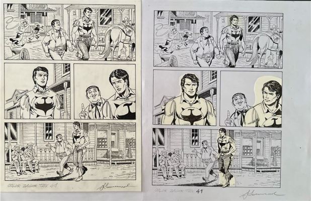 Giorgio Sommacal | Lot 122 - Tavola originale - Speciale Zagor n.33 - Ritorno alla casa del terrore | Finarte