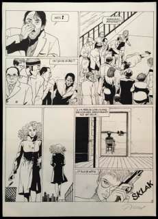 Renaud - Planche originale (p.3) - Jessica Blandy T.24 - Les Gardiens | Catawiki