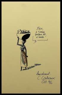 Christian Cailleaux - dessin sur papier libre dimension 20,5… | Arthema Auction