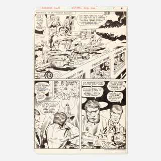 Jack Kirby and Michael W. Royer, Machine Man #9 Story Page 7 Original Art (Marvel Comics, 1978) | Landry Pop Auctions