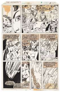 Original GEORGE PEREZ Art * AVENGERS #171 * 1978 | PBA Galleries