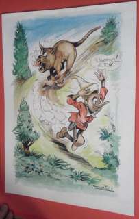 Pinocchio - G. Zamperoni - original illustr. - Page volante - EO | Catawiki