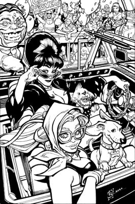 Chad Hardin | Harley Quinn X Elvira #6 | More Great Art