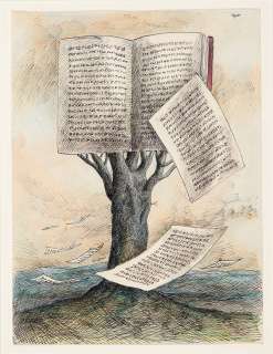 Topor Roland - "Tree of Knowledge", anni 70 | Urania Casa d’Aste