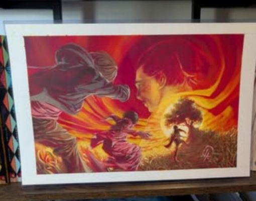 Attack on Titan Cover Page 11x17 water color painted Art by Marco Rudy | eBay US