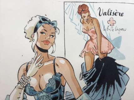Meynet - Dessin original - Valisiere - la Belle Lingerie | Catawiki