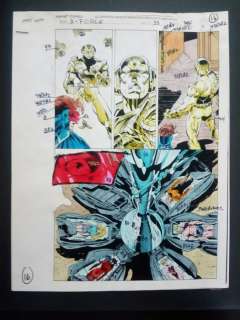 x-force 33 - Original hand coloured / inked page with corection - Other - (1994) | Catawiki