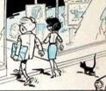 Kari Lente - Originele pagina - De zaak markant (p.1) - Page volante - (1963) | Catawiki