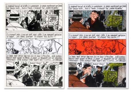 Tardi, Jacques | NESTOR BURMA. Une gueule de bois en plomb. Planche 26 pour | Coutau Bégarie