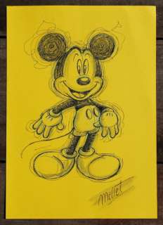 Disney Original Drawing  - Mickey Mouse by Millet - Page volante - EO | Catawiki