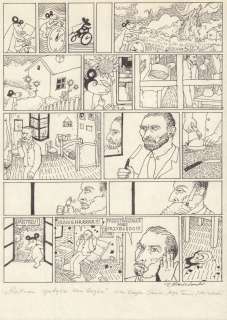 Tomasz Niewiadomski | Ratman spotyka van Gogha (Vincet van Gogh) | ArtKomiks Aukcje