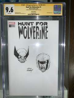 Andy Kubert | Wolverine & Sabretooth By Andy Kubert Sketch Cover Cgc Graded 9.6 | ComicArtFans Classifieds