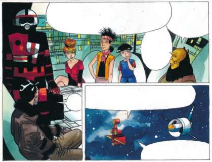 Matena, Dick  - Originele pagina in kleur (p.1) - Alias Ego - Noria To (1995) | Catawiki