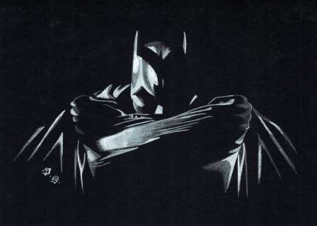 Batman Power B/N - Original Drawing - Diego Septiembre - EO | Catawiki