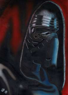 Kylo Ren - Star Wars - Original Painting - Diego Septiembre - EO | Catawiki