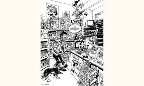 DANY. â€œ Vous avez des chèvres gonflables ? â€. Encre de Chine noire pour | Tessier Sarrou