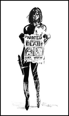 Bill Sienkiewicz | Black Widow! | ComicArtFans Classifieds