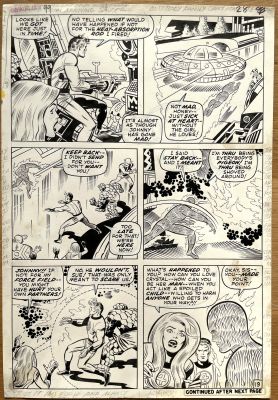 Jack Kirby, Joe Sinnott | Jack Kirby / Joe Sinnott - Fantastic Four Page | ComicArtFans Classifieds
