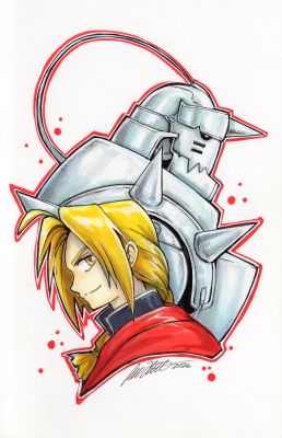 Anna Zhuo | ANNA-MAY: Edward & Al Elric (Day 14) | Raremarq (Buy It Now)