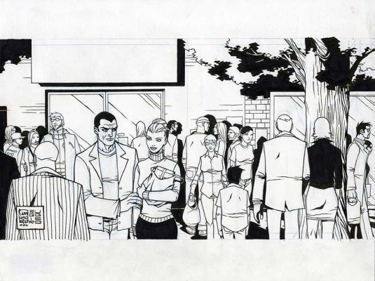 Giuseppe Camuncoli, Lorenzo Ruggiero | Giuseppe Camuncoli - "Diabolik: Colpo a Spaccanapoli" - Illustration | ComicArtFans Classifieds