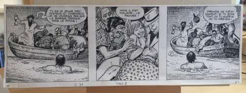 Giuseppe Bergman, Milo Manara S.31 Tav. 8 - Original Strip - Page volante - EO | Catawiki