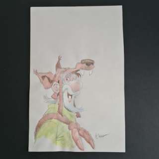 Eric Hübsch. Le... | Eric Hübsch. Le chant d’Excalibur. Crayons de couleurs.... | Aibo Art Auction