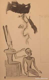 Antiguo Egipto. Dibujo original, Monnerat (Suiza 1917- Esp 2005) | todocoleccion (Buy It Now)