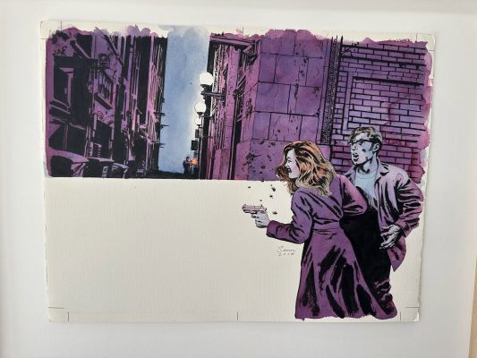 Sean Phillips | Criminal (Vol2) #6 : Bad Night Part III Original Cover Art | ComicArtFans Classifieds