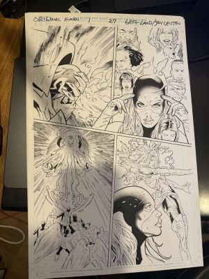 Greg Land, Jay Leisten | Original X-Men Issue 1 Page 27 Phoenix / Jean Grey | ComicArtFans Classifieds