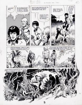 Juan Zanotto | Zanotto - Hor #18 "Il Popolo Del Lago" P.5 | ComicArtFans Classifieds