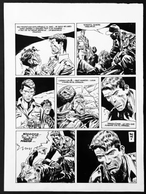 Jordi Bernet | For Sale - Jordi Bernet, Kraken, Episode ’’Exorcist’’, Pg12 | ComicArtFans Classifieds