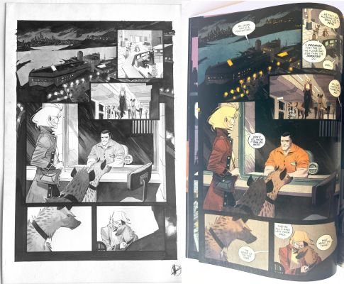 Matteo Scalera | Batman White Knight Presents Harley Quinn Original Pg. 12 Issue 1 | ComicArtFans Classifieds