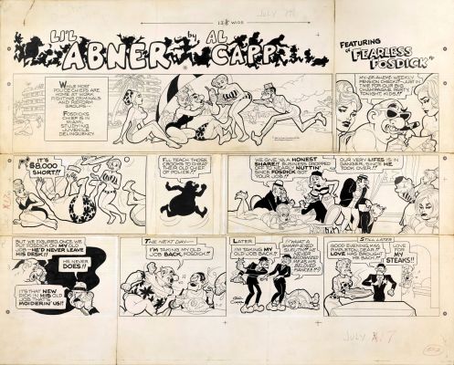 Lot 206 - Capp Al - "Li‘l Abner", 24305 | Urania Casa d’Aste