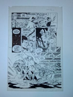 Vey NEW TITANS 62 pg 4 SEXY BABES TROIA STARFIRE RAVEN + CYBORG JERICHO SPEEDY | eBay US