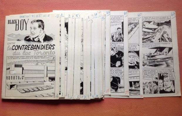 Péguet 47 Planche Originale Black Boy (Fantax), petit format RANCHO SER Chott 60 | eBay Europe