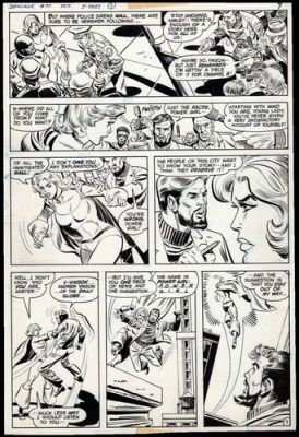 POWER GIRL - Original Art - 1st Solo SHOWCASE #97 - Joe Staton and Joe Orlando