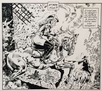 Les pionniers du nouveau monde T6 - Planche originale encre de Chine (p.26)  - (1990) | Catawiki