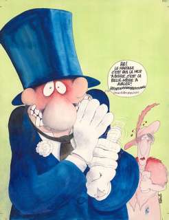 Christian BINET (né en... - Lot 46 - Encres de couleur sur papier pour la couverture du...