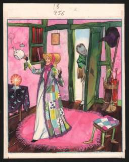 Embleton, Gerry - Originele tekening in kleur (gouache / aquarel) - Fairy Tales - Page volante - (1970) | Catawiki